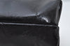 Authentic Salvatore Ferragamo Vara Ribbon Shoulder Cross Bag Enamel Black 7322I
