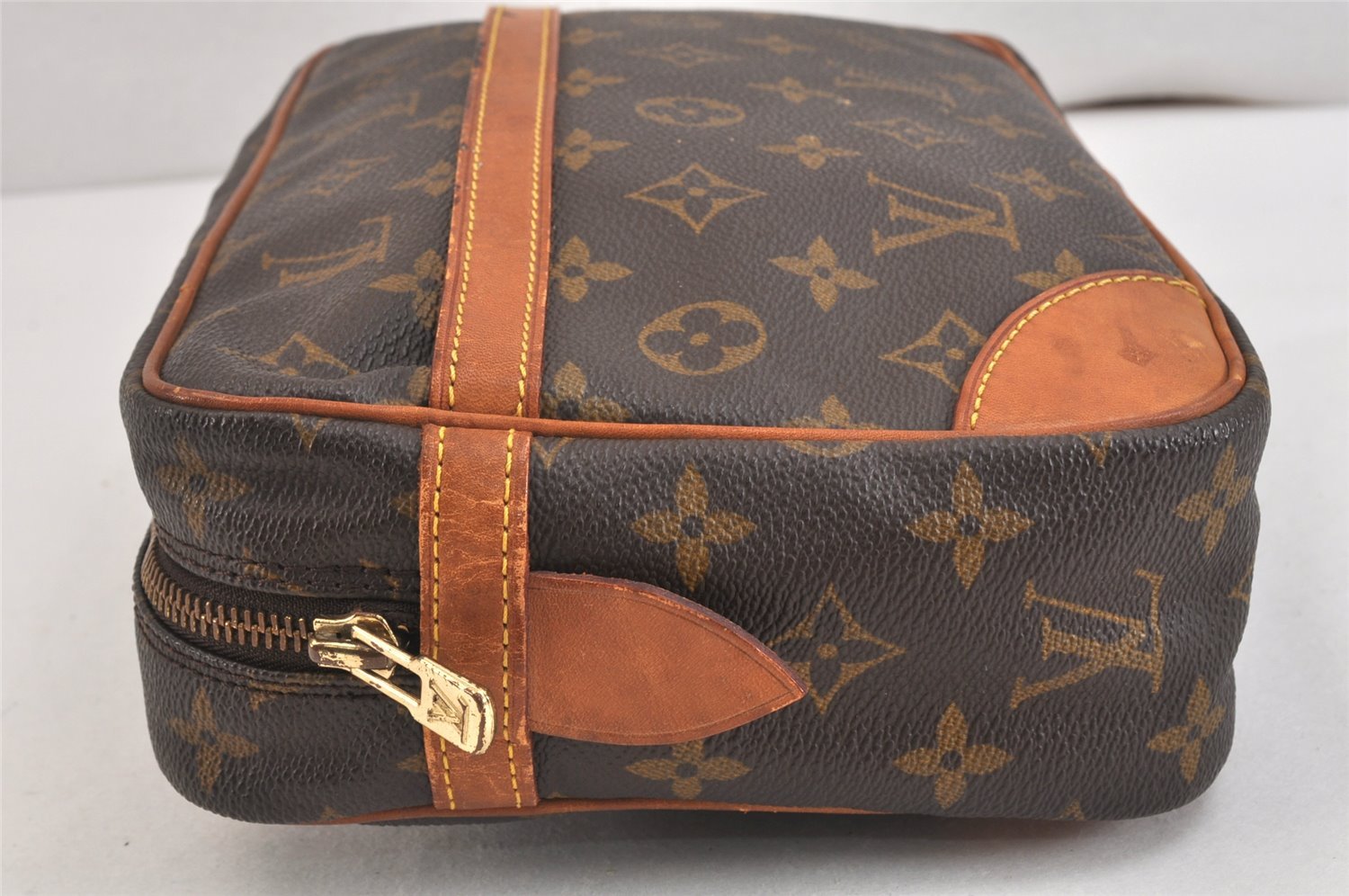 Authentic Louis Vuitton Monogram Compiegne 28 Clutch Hand Bag M51845 LV 7322K
