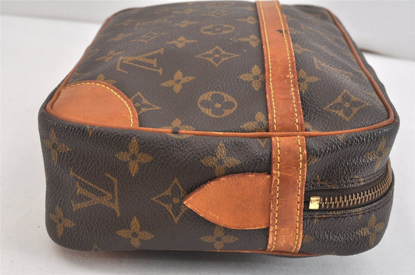 Authentic Louis Vuitton Monogram Compiegne 28 Clutch Hand Bag M51845 LV 7322K