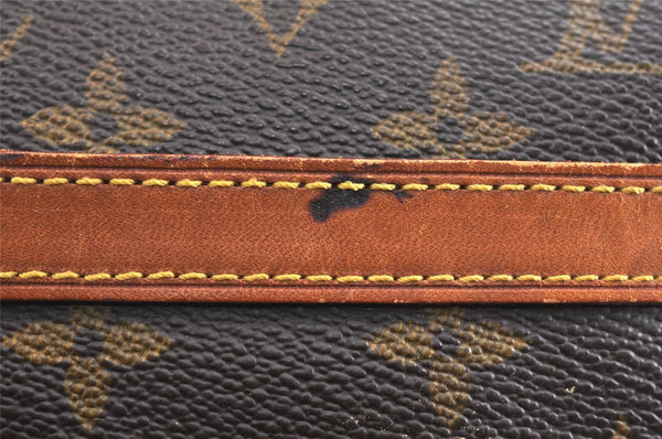 Authentic Louis Vuitton Monogram Compiegne 28 Clutch Hand Bag M51845 LV 7322K