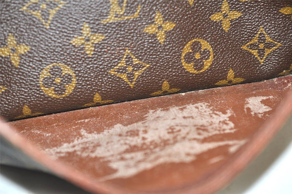 Authentic Louis Vuitton Monogram Compiegne 28 Clutch Hand Bag M51845 LV 7322K
