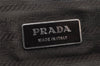 Authentic PRADA Vintage Canvas Leather Hand Boston Bag Beige 7329I