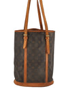 Authentic Louis Vuitton Monogram Bucket GM Shoulder Tote Bag M42236 Junk 7330J