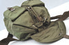 Authentic PRADA Vintage Nylon Leather Backpack Purse Khaki Green 7331H