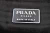 Authentic PRADA Vintage Nylon Leather Backpack Purse Khaki Green 7331H