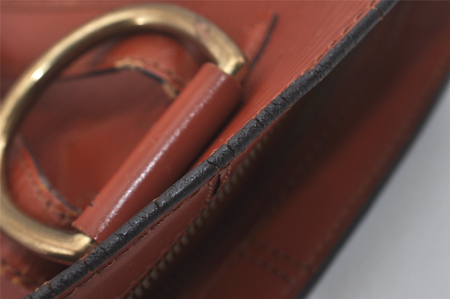 Authentic Louis Vuitton Epi Gobelin Backpack Brown M52293 LV 7331I