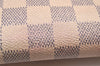 Authentic Louis Vuitton Damier Azur Zippy Wallet Long Purse N60019 LV 7333I