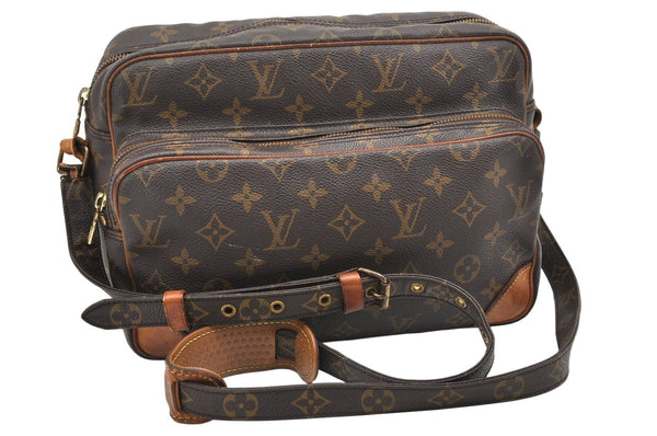 Authentic Louis Vuitton Monogram Nile Shoulder Cross Body Bag M45244 Junk 7333K