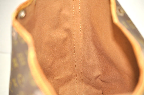 Authentic Louis Vuitton Monogram Noe Shoulder Drawstring Bag M42224 LV 7335J