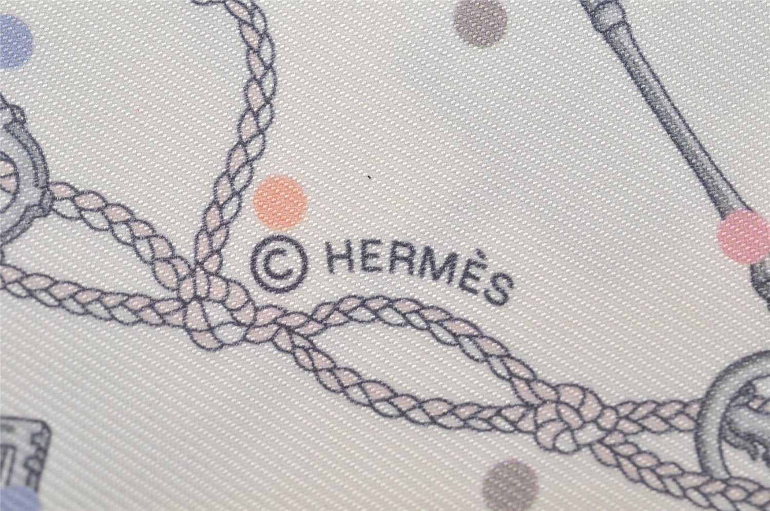 Authentic HERMES Twilly Scarf 