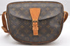 Auth Louis Vuitton Monogram Jeune Fille MM Shoulder Cross Bag Old Model LV 7338K