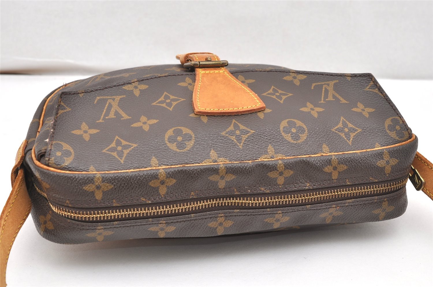 Auth Louis Vuitton Monogram Jeune Fille MM Shoulder Cross Bag Old Model LV 7338K