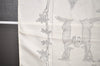 Authentic HERMES Carre 90 Scarf "Alphabet Ⅲ" Silk White 7340I