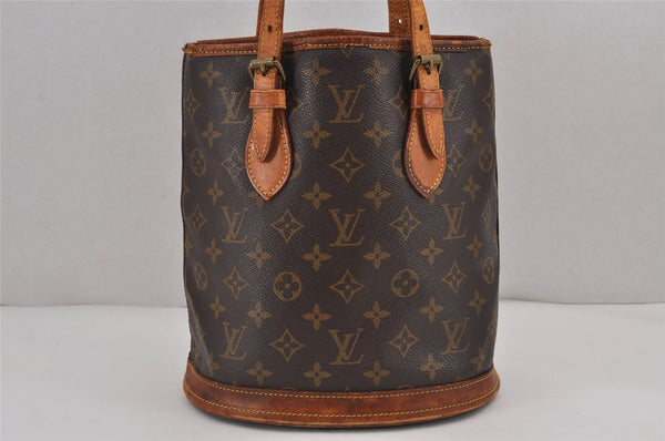 Authentic Louis Vuitton Monogram Bucket PM Shoulder Tote Bag Old Model LV 7340J