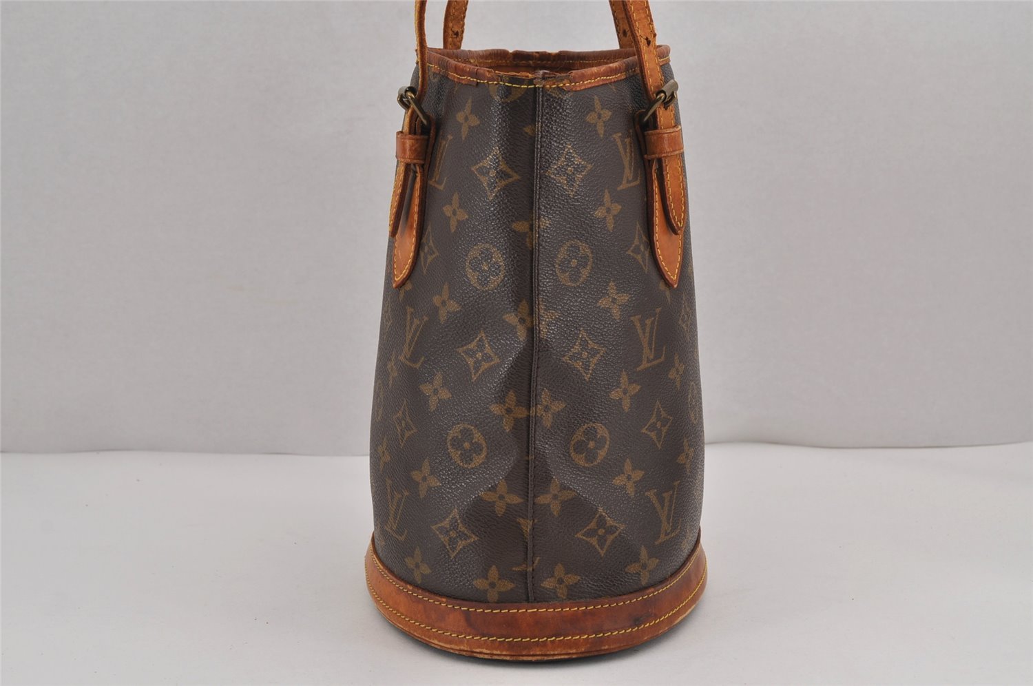 Authentic Louis Vuitton Monogram Bucket PM Shoulder Tote Bag Old Model LV 7340J
