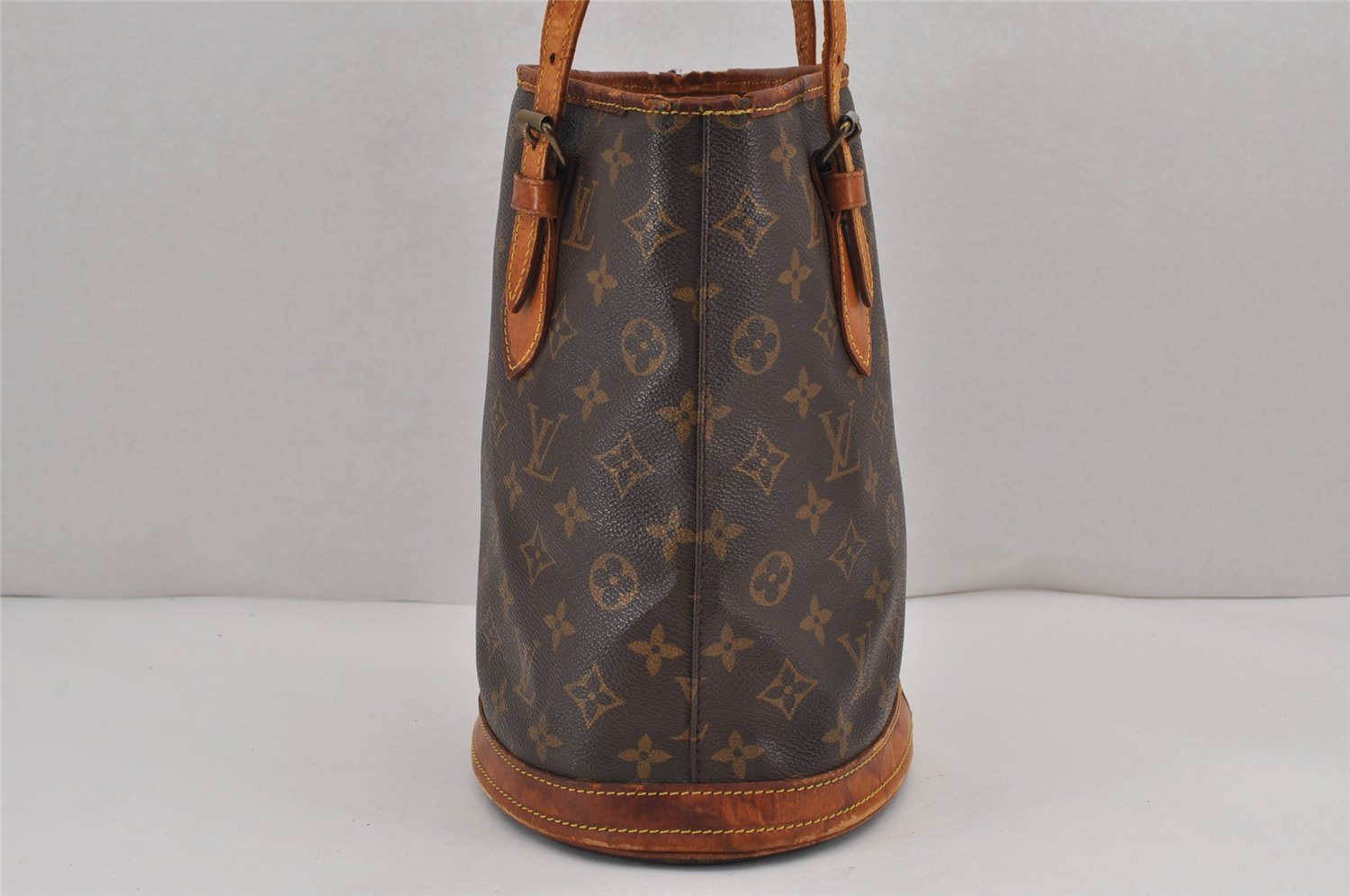 Authentic Louis Vuitton Monogram Bucket PM Shoulder Tote Bag Old Model LV 7340J