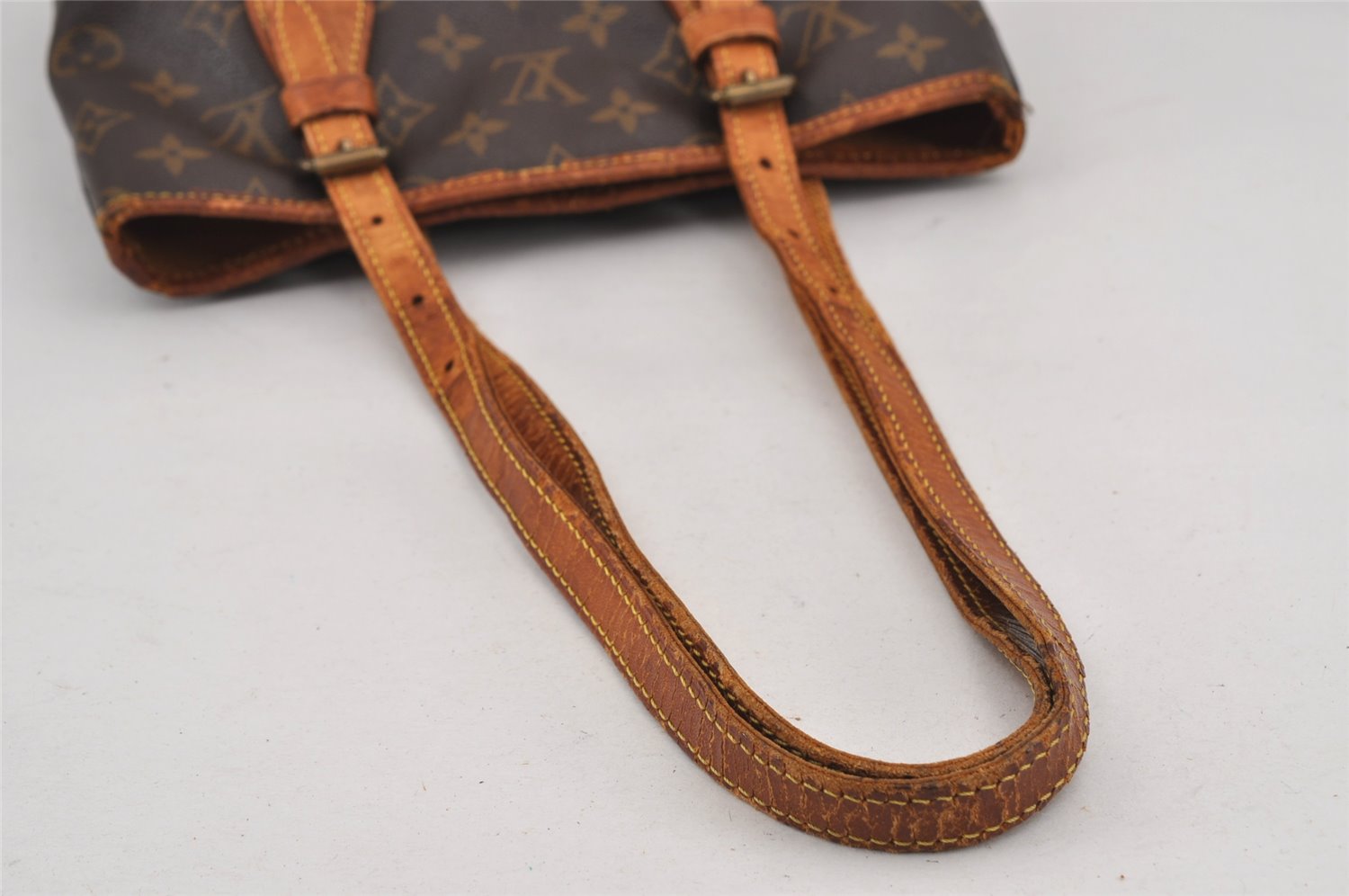 Authentic Louis Vuitton Monogram Bucket PM Shoulder Tote Bag Old Model LV 7340J