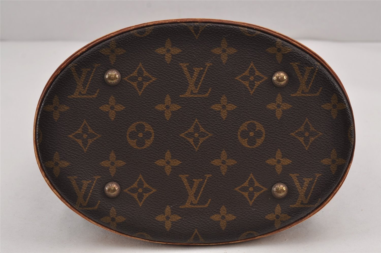 Authentic Louis Vuitton Monogram Bucket PM Shoulder Tote Bag Old Model LV 7340J