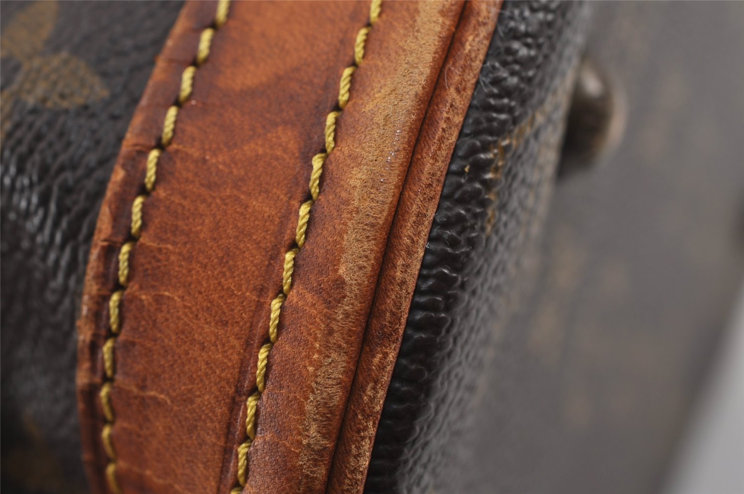 Authentic Louis Vuitton Monogram Bucket PM Shoulder Tote Bag Old Model LV 7340J