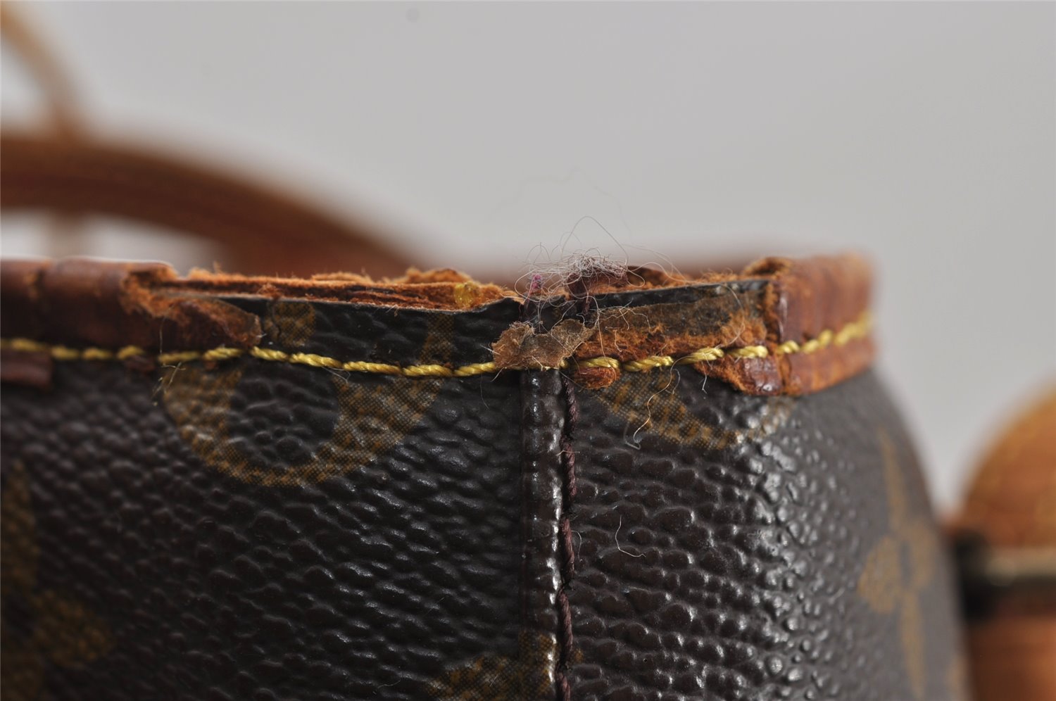 Authentic Louis Vuitton Monogram Bucket PM Shoulder Tote Bag Old Model LV 7340J