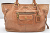 Authentic PRADA Vintage Leather Nappa Shoulder Tote Bag Brown Junk 7341K