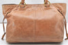 Authentic PRADA Vintage Leather Nappa Shoulder Tote Bag Brown Junk 7341K