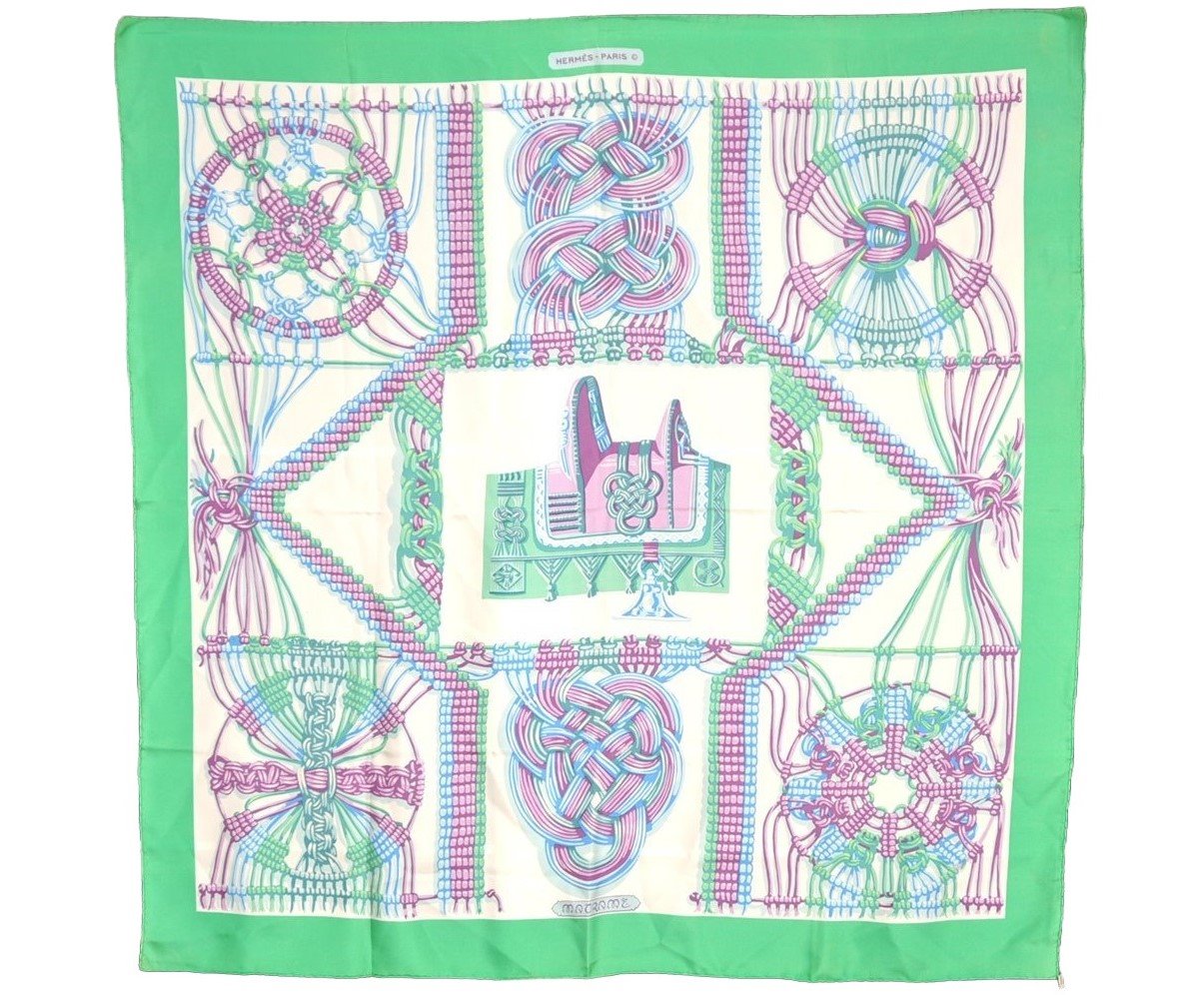 Authentic HERMES Carre 90 Scarf 