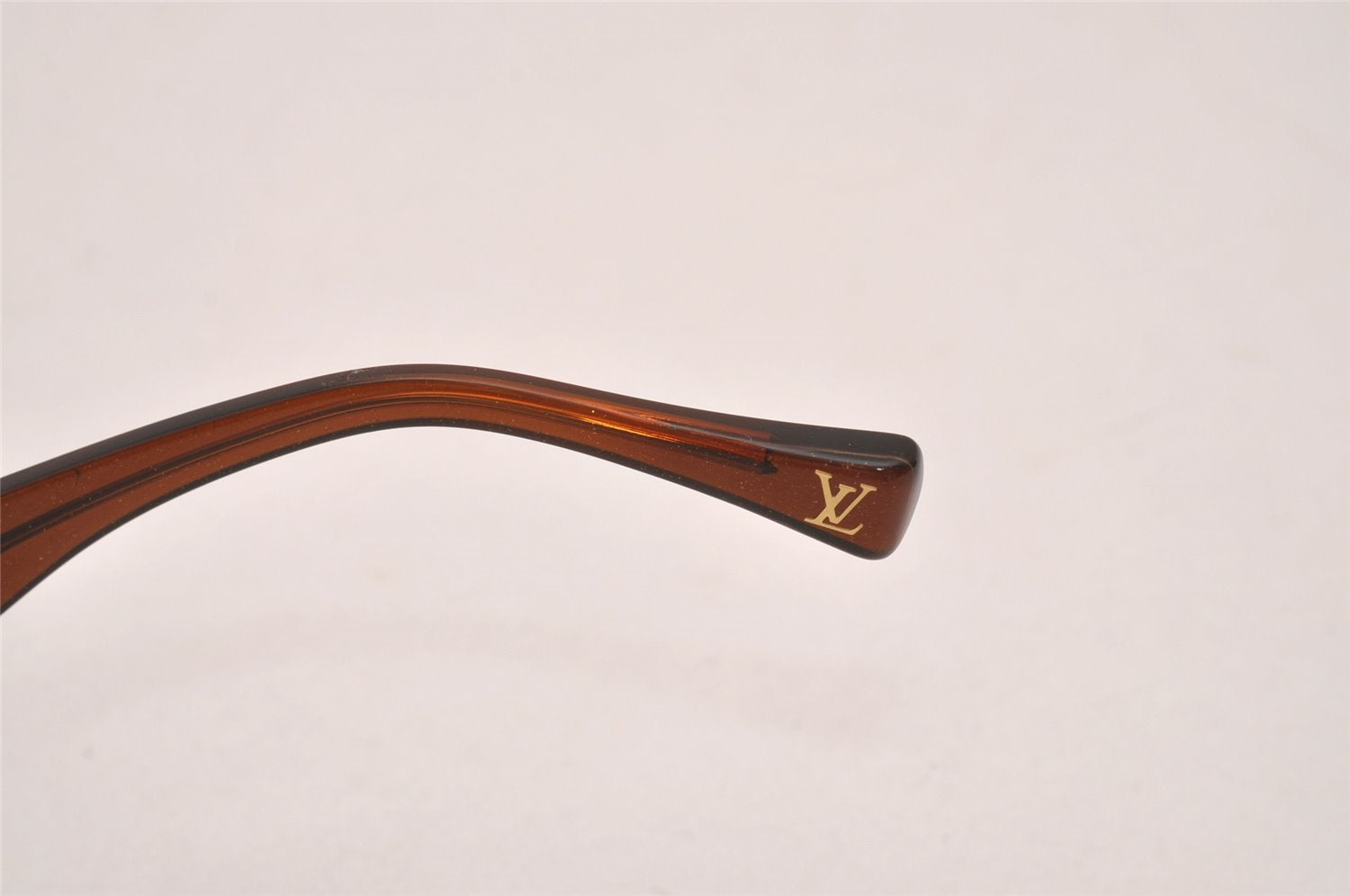 Authentic Louis Vuitton Soupcon GM Sunglasses Glitter Plastic Z0004E Brown 7346I