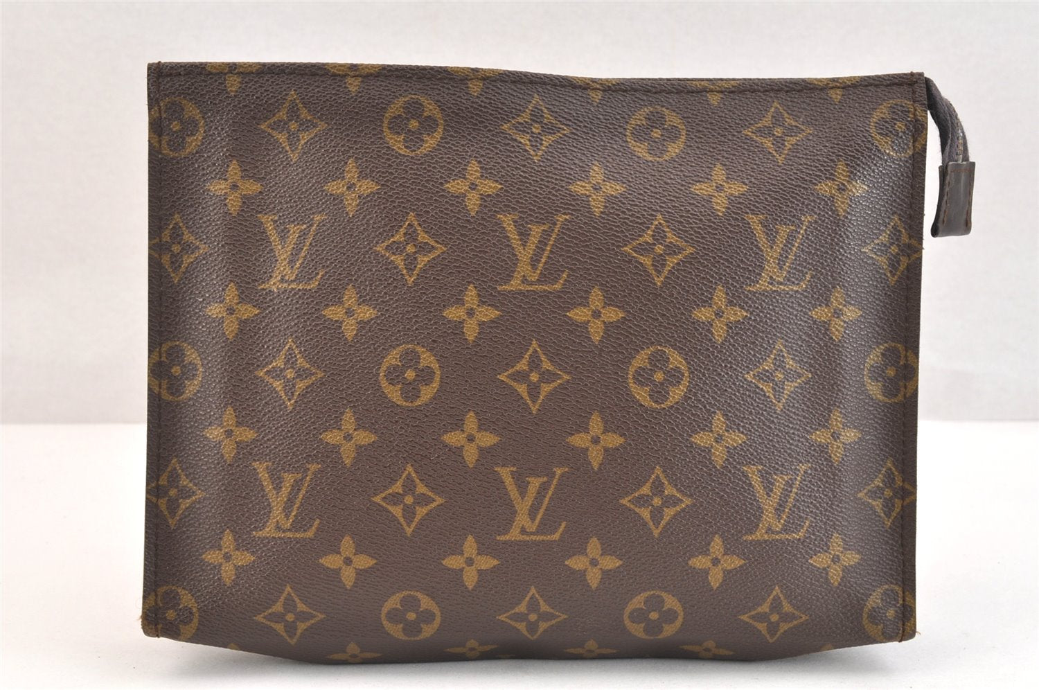 Auth Louis Vuitton Monogram Poche Toilette 26 Cosmetics Pouch Old Model LV 7346K