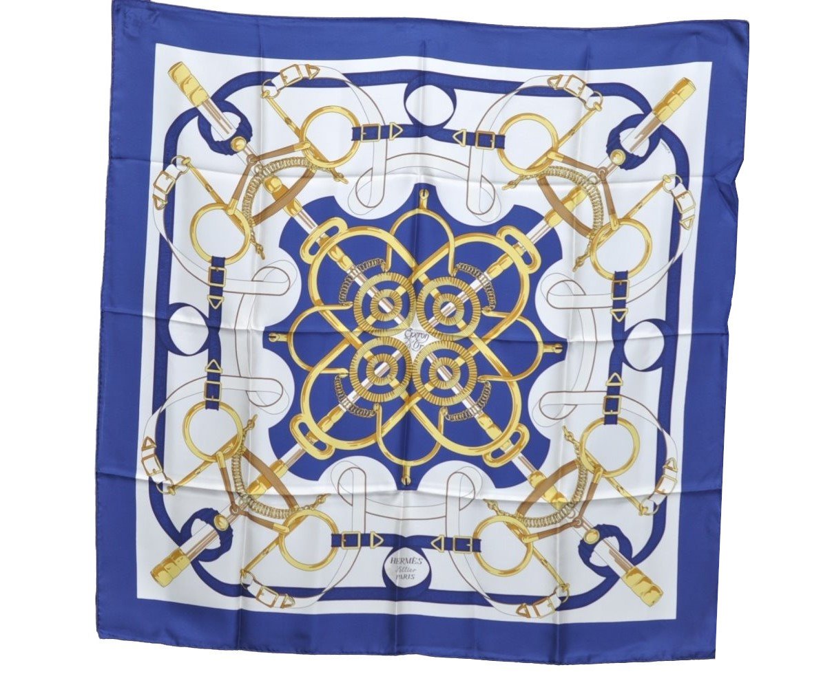 Authentic HERMES Carre 90 Scarf 