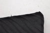 Authentic HERMES Pleats Scarf "GRANDE TENUE" Silk Black 7348I