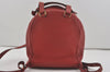 Authentic Louis Vuitton Monogram Empreinte Sorbonne Backpack Red M44015 LV 7349I
