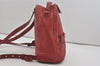 Authentic Louis Vuitton Monogram Empreinte Sorbonne Backpack Red M44015 LV 7349I