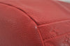Authentic Louis Vuitton Monogram Empreinte Sorbonne Backpack Red M44015 LV 7349I