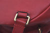 Authentic Louis Vuitton Monogram Empreinte Sorbonne Backpack Red M44015 LV 7349I