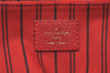 Authentic Louis Vuitton Monogram Empreinte Sorbonne Backpack Red M44015 LV 7349I