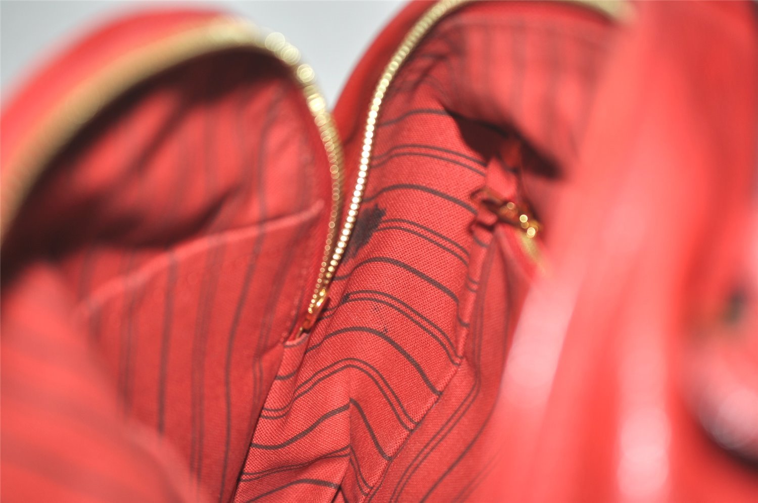 Authentic Louis Vuitton Monogram Empreinte Sorbonne Backpack Red M44015 LV 7349I