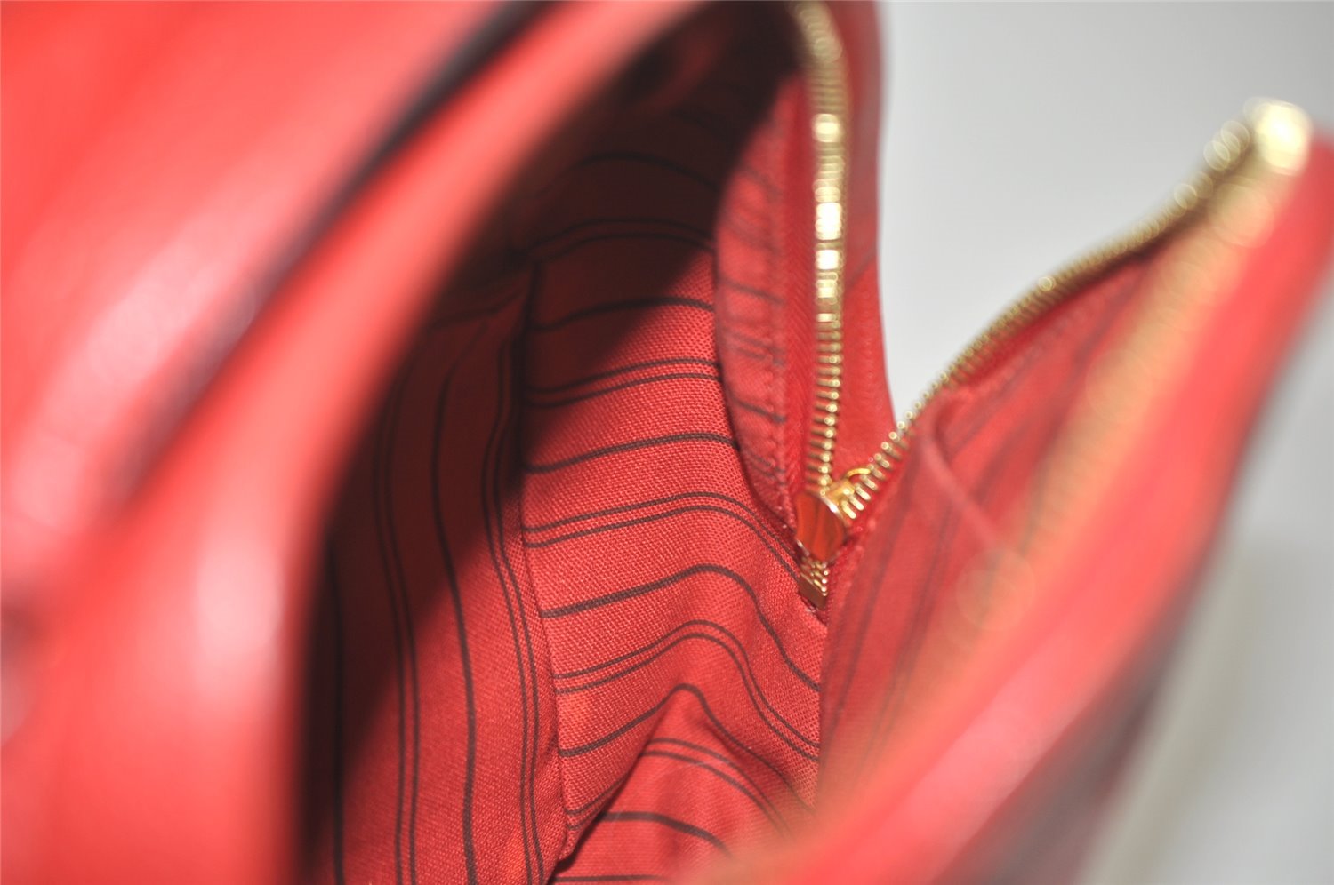 Authentic Louis Vuitton Monogram Empreinte Sorbonne Backpack Red M44015 LV 7349I