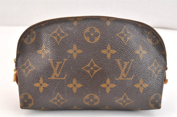 Authentic Louis Vuitton Monogram Pochette Cosmetic Pouch M47515 LV Junk 7349K