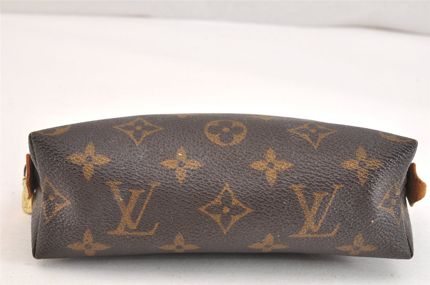 Authentic Louis Vuitton Monogram Pochette Cosmetic Pouch M47515 LV Junk 7349K