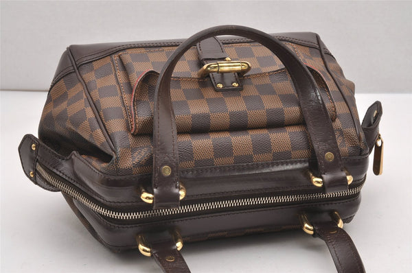 Authentic Louis Vuitton Damier Knightbridge Shoulder Hand Bag N51201 LV 7350I
