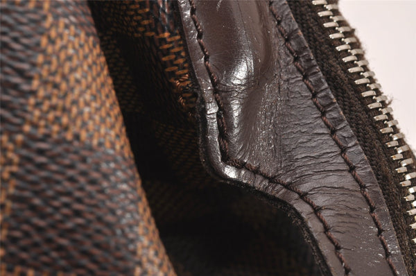 Authentic Louis Vuitton Damier Knightbridge Shoulder Hand Bag N51201 LV 7350I