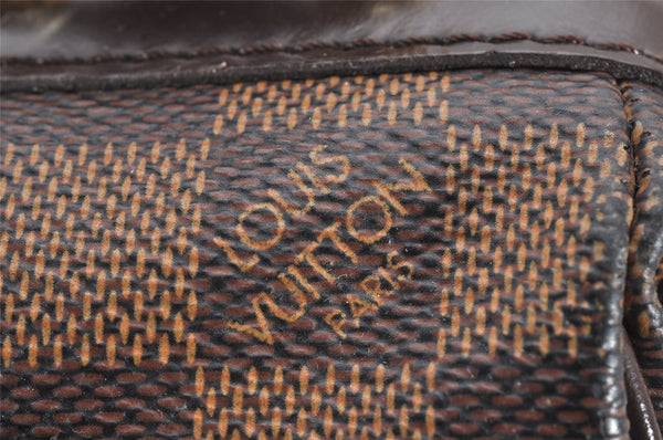 Authentic Louis Vuitton Damier Knightbridge Shoulder Hand Bag N51201 LV 7350I