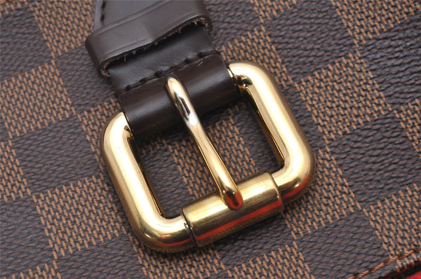 Authentic Louis Vuitton Damier Knightbridge Shoulder Hand Bag N51201 LV 7350I