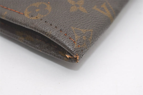 Authentic Louis Vuitton Monogram Poche Documents Document Case Old Model 7351I