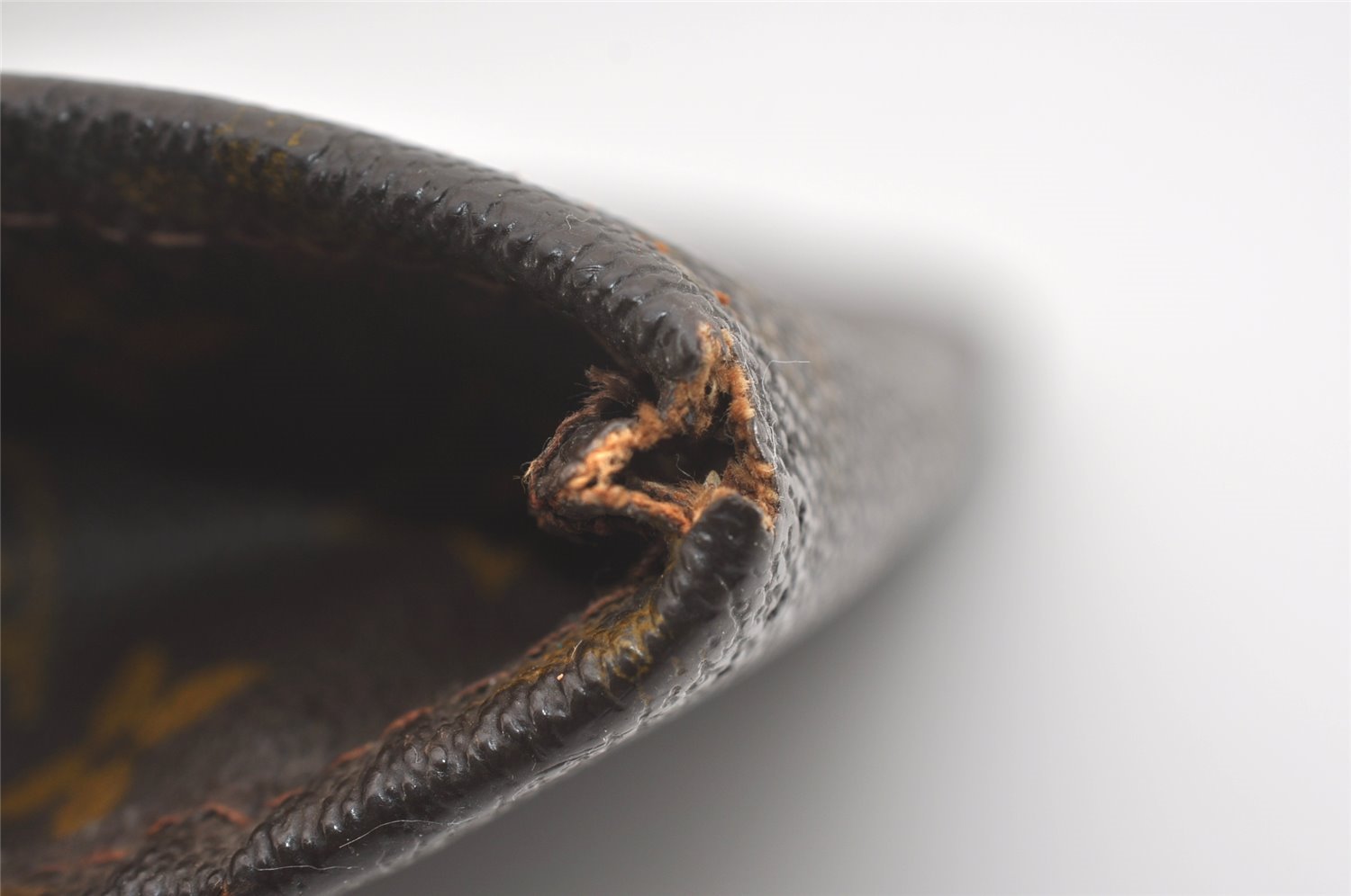 Authentic Louis Vuitton Monogram Poche Documents Document Case Old Model 7351I