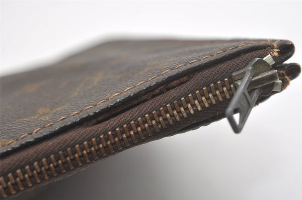 Authentic Louis Vuitton Monogram Poche Documents Document Case Old Model 7351I