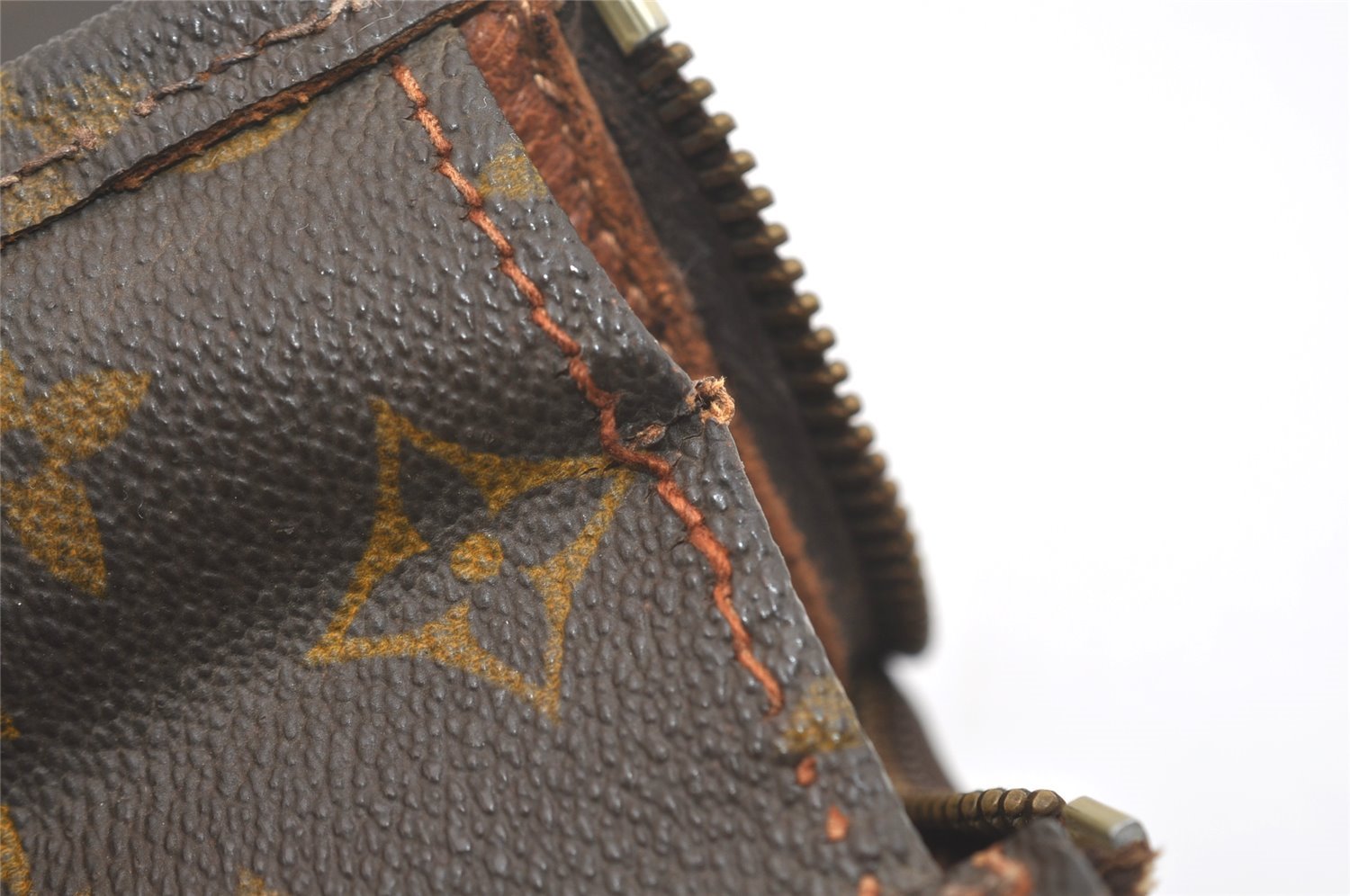 Authentic Louis Vuitton Monogram Poche Documents Document Case Old Model 7351I