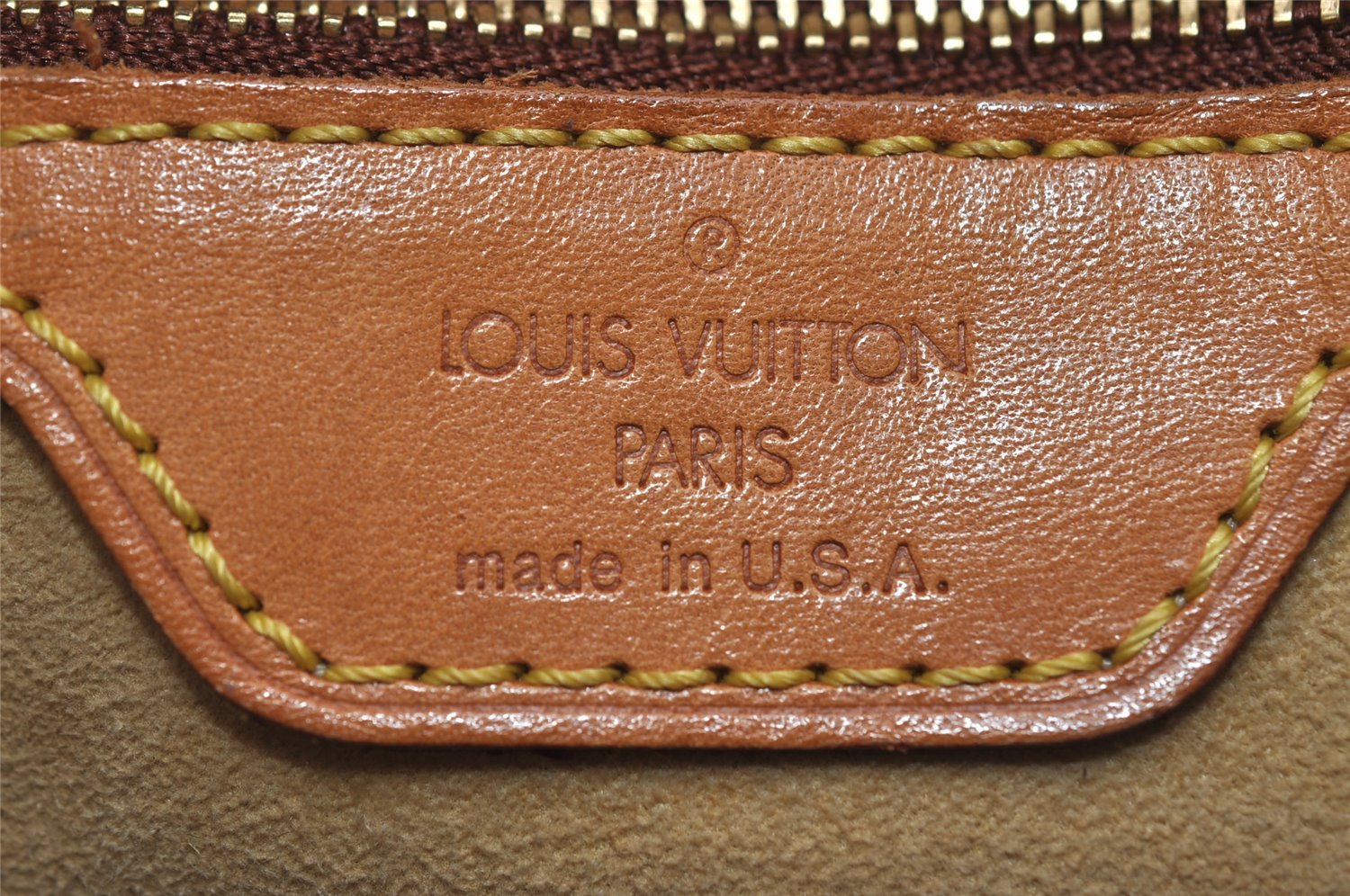 Authentic Louis Vuitton Monogram Looping GM Shoulder Bag M51145 LV 7354I