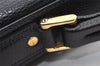 Authentic Burberrys Vintage Leather Business Hand Briefcase Black 7360I